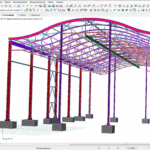 Расчёт одноэтажного промышленного стального каркаса с мостовым краном в ПК ЛИРА-САПФИР